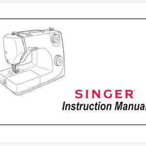 Singer 1108 and 8280 Instruction Manual Operator&#39;s Manual