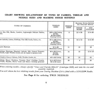 Singer Automatic 306 306K and 306W Sewing Machine Manual Users Guide ...