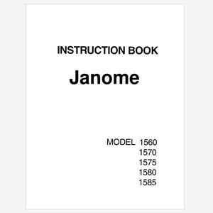 Janome 1560, 1570, 1575, 1580, 1585 Bruksanvisning PDF Direktnedladdning