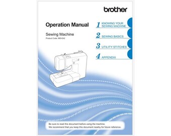 Brother XR3250, XR-3250 Operator's Instruction Manual Instant Download