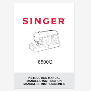 Singer Model 8500Q Instruction Manual Instant Download