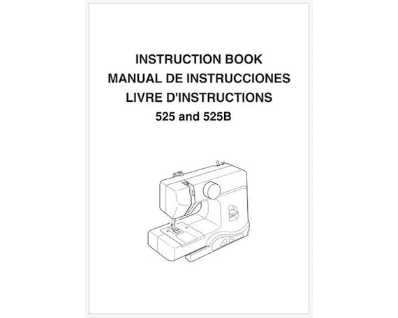 Janome Pink Lightning and Lady Lilac 525 525b Instruction Manual