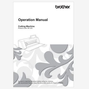 Brother Scan N Cut CM550DX Operation Instruction Manual Instant Download