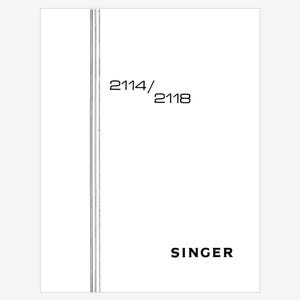 Manual de instrucciones de funcionamiento de las máquinas Singer 2114 y 2118 (PDF)