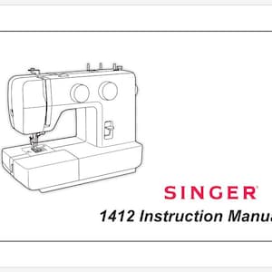 Singer Promise 1412 Instruction Manual Operator&#39;s Manual