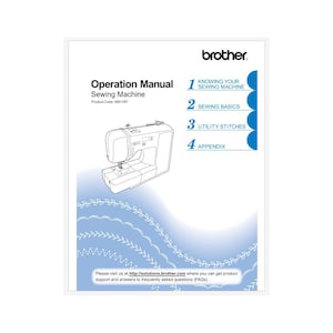 Brother HC1850 Computerized Sewing Machine Instruction Manual Instant Download