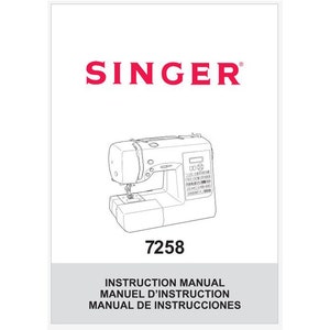 Singer Stylist 7258 Instruction Manual Owner&#39;s Manual