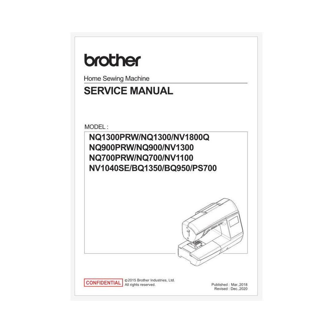 Brother PS700 Quilting and Sewing Machine Illustrated Service Manual