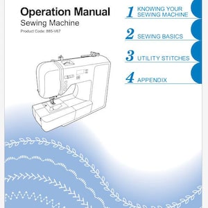 Brother XR1300, XR-1300 Operator&#39;s Instruction Manual Instant Download