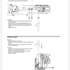 Manuale di riparazione e regolazione della macchina per cucire Bernina Activa 145 PDF Download istantaneo immagine 9