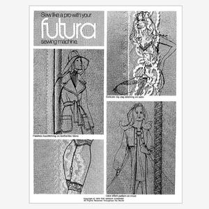 Singer Futura 900 Operation Instruction Manual Owner&#39;s Manual