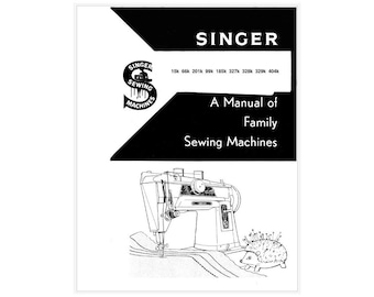 Manual de instrucciones del operador Singer 327K y 328K Descargar PDF