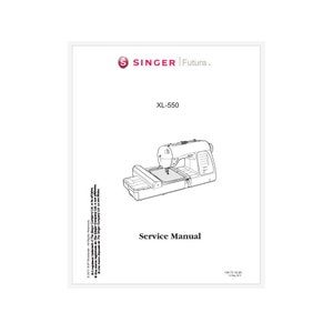 Singer Futura XL550 Service Manual Embroidery and Sewing Machine PDF