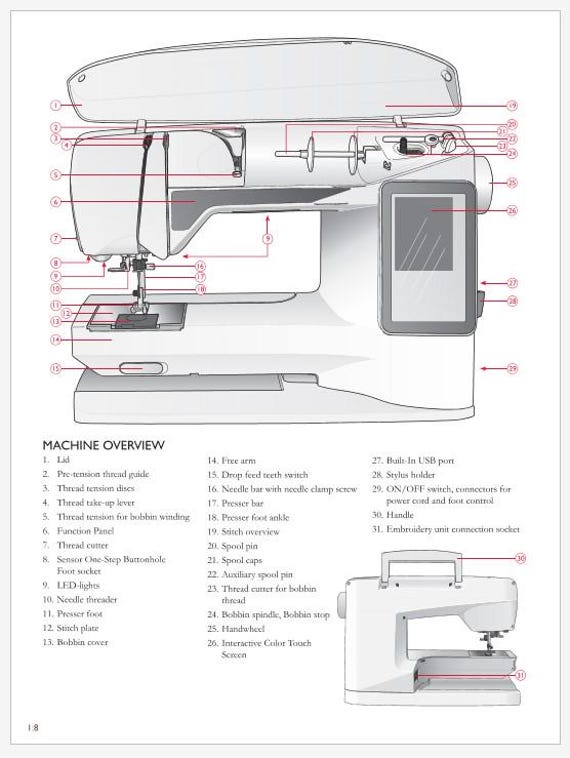Husqvarna Viking Designer Topaz 40 Operation Instruction Manual