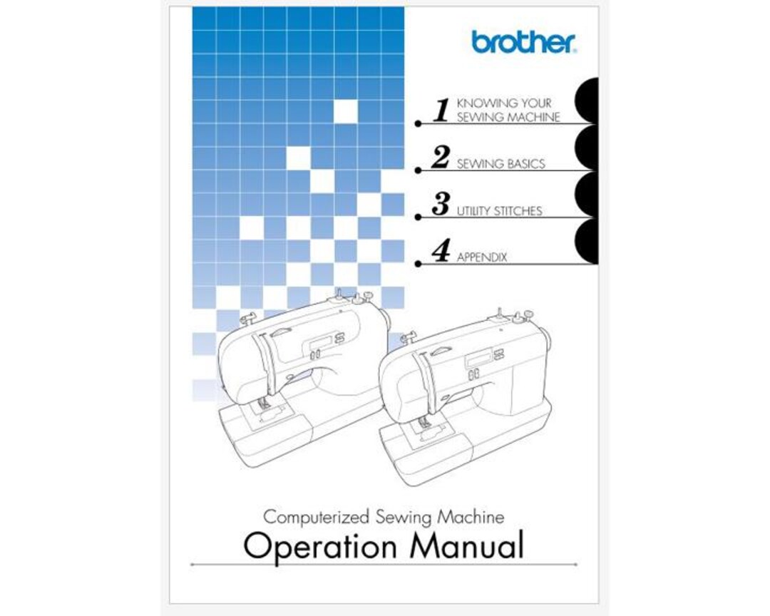 Brother Model XR7700 Operator's Instruction Manual Instant