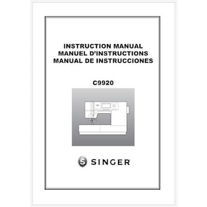 Singer model C9920 gebruiksaanwijzing pdf-download