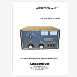 Ameritron AL-811 Operation Instruction Manual Instant Download