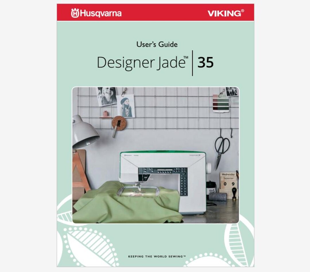 Husqvarna Designer Jade 35 Operation Instruction Manual Instant ...