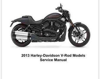 Manual de servicio y reparación de modelos Harley Davidson VRSC V-Rod 2013