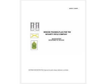 2002 Army ARTEP 7-10-MTP Mission Training Plan for the Infantry Rifle Company Instant Download