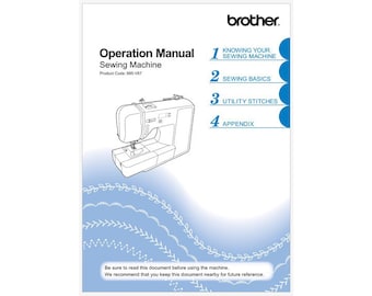 Brother XR1355 Instruction Manual Instant Download