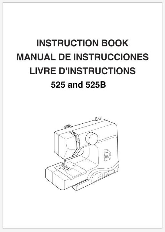 Janome Marine Magic and Mystical Mint 525 525b Instruction Manual