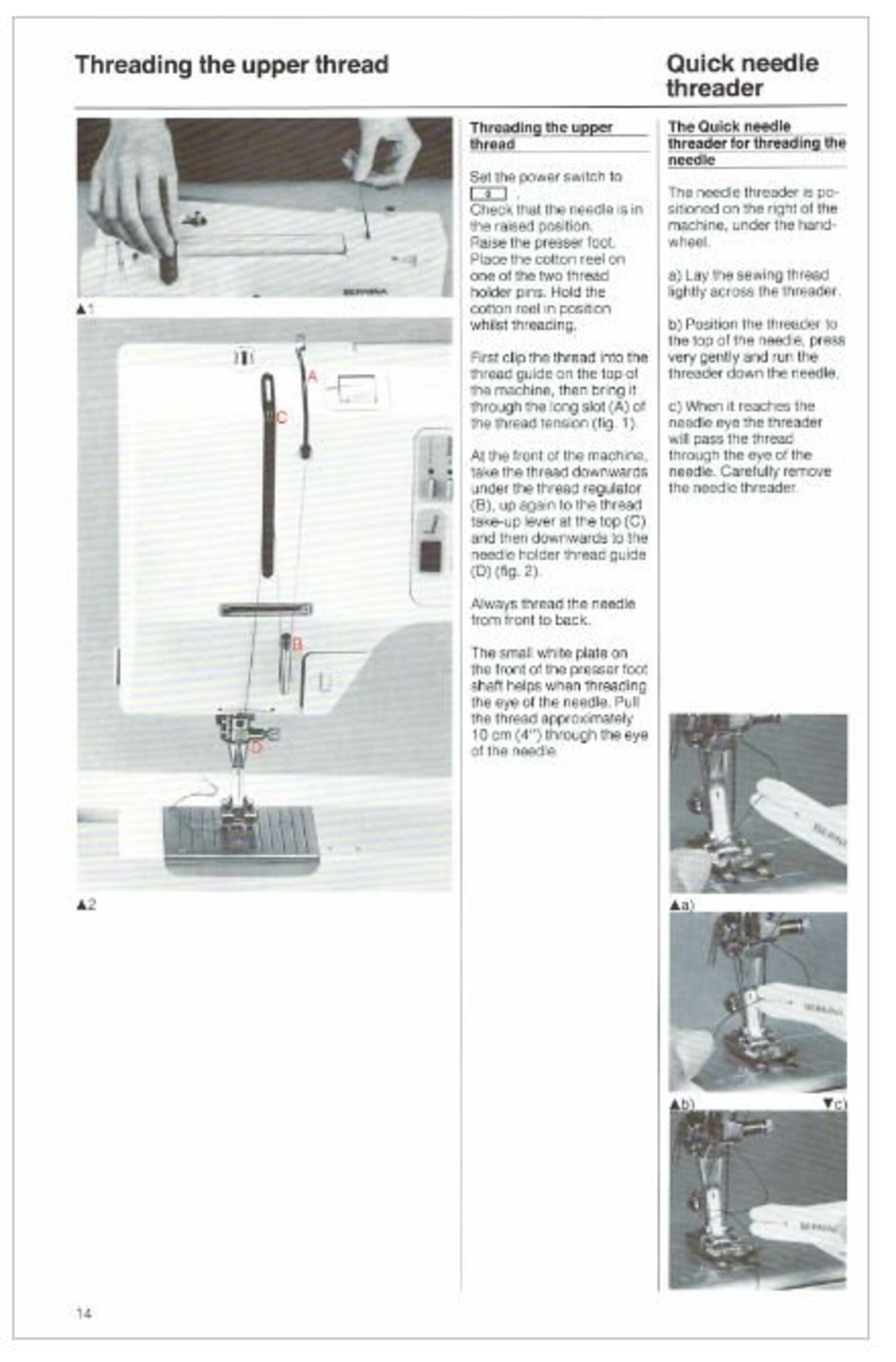 Bernina 1230 Sewing Machine Owner's User's Instruction Manual PDF