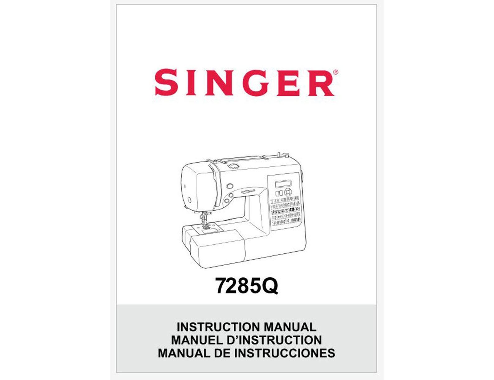 Singer Patchwork 7285Q Instruction Manual Owner's Manual - Etsy