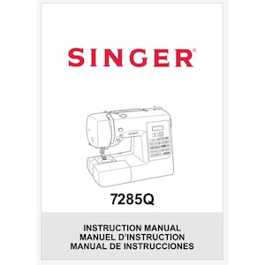 Singer Patchwork 7285Q Instruction Manual Owner&#39;s Manual