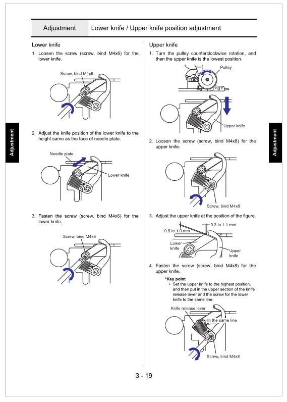 Brother 1034DX, 2104D, 2104DV, 2504D Serger Service Manual and Parts