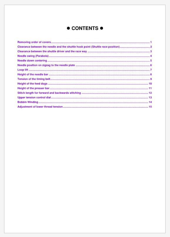 Brother LS2000 and LS2250PRW Electric Sewing Machine Adjustment and