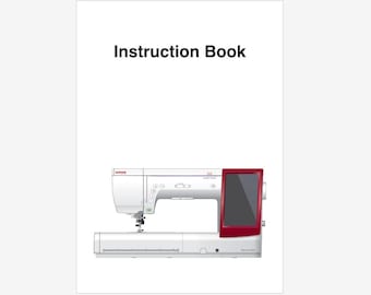 Janome 6000 メモリークラフトミシン 取扱説明書 (PDF) - Etsy 日本