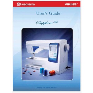 Husqvarna Viking Sapphire 930 Operation Instruction Manual Instant Download