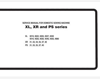 Brother XL3100 and XL3200 Service Manual Instant Download