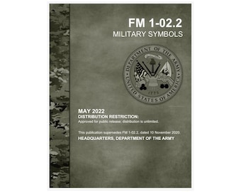 2022 U.S. Army Guide To Military Symbols Field Manual PDF FM 1-02.2 Instant Download