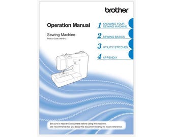 Brother Model XR3340 XR-3340 Operator's Instruction Manual Instant Download