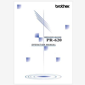 Brother PR620 or PR-620 Instruction Manual Instant Download