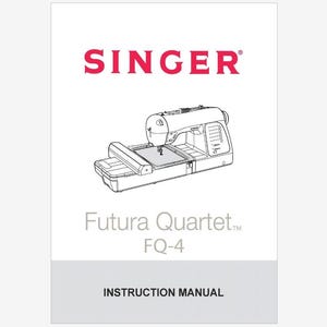 Singer Futura Quartet FQ-4, FQ4 Operation Instruction Manual Users Guide PDF