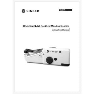 Singer Stitch Sew Quick Instruction Manual PDF