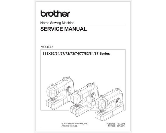 Brother JS2135, LX3817, X62, XM1010 Service Manual Instant