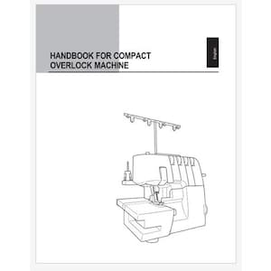 Brother 3034D Compact Overlock Operation Instruction Manual Instant Download