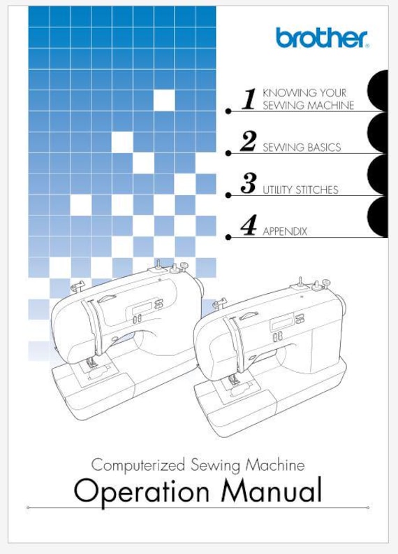 Brother Model XR7700 Operator's Instruction Manual Instant