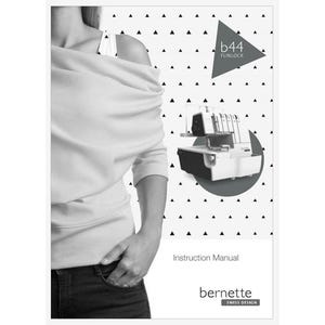 Bernina Bernette Funlock B44 Owner's Instruction Manual PDF Instant Download