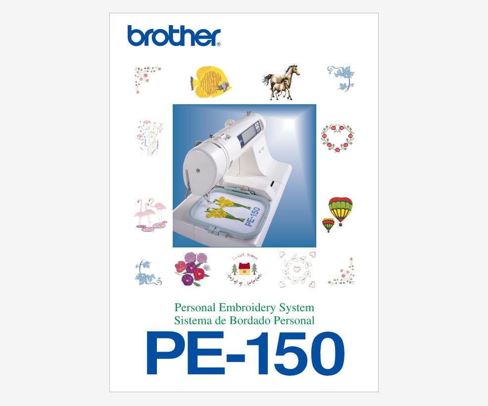 Sew Tech - Cerchi da ricamo per Brother PE180D PE190D, ecc. per cucire e ricamare (10,8 x 18 cm - SA418-EF33
