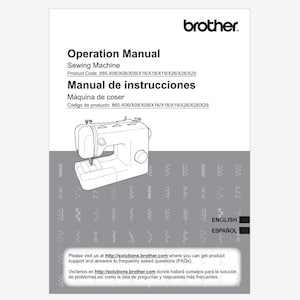 Brother XR53 or XR-53 Operation Instruction Manual Instant Download