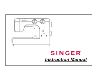 Manual de instrucciones del operador Singer 1100 y 1120 Descargar PDF