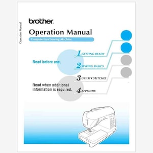 Brother N5V, NX-450 and NX450Q Operation Instruction Manual Instant Download