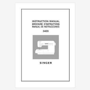 Singer XL3400 - 3400 Instruction Manual Instant Download