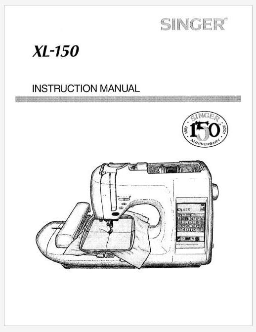 Singer Quantum XL150 Instruction Manual Owner's Manual - Etsy