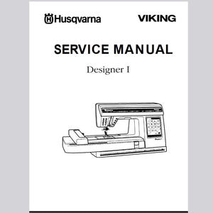 Husqvarna Viking Designer 1, 2 and Quilt Designer Service Manual Instant Download